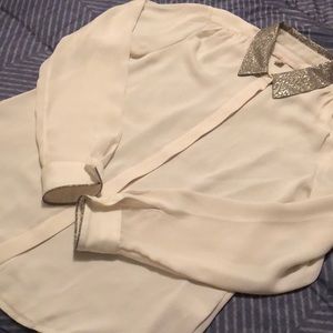 Banana Republic Shimmering Collar Shirt